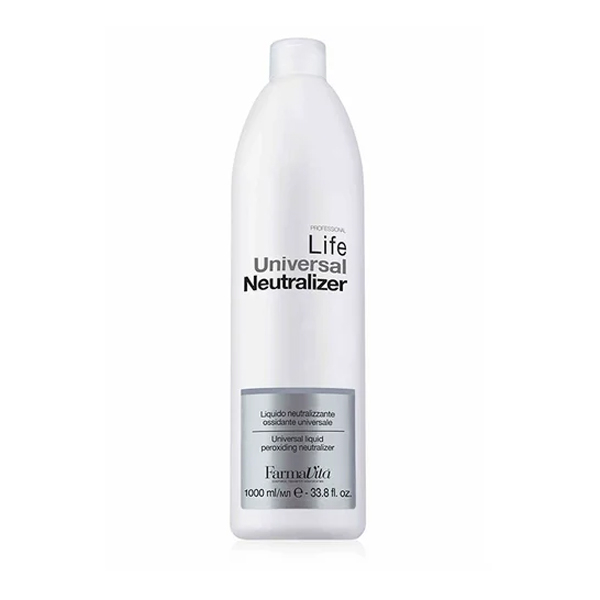 Neutralizante universal de Farmavita, producto con tratamiento capilar para usar después de la acció  LIFE NEUTRALIZANTE UNIVERSAL 1000 ml10.08