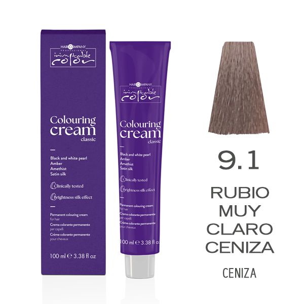   HC. COLOR CREAM 9.1  ASH VERY LIGHT BLOND 100 ml10.06