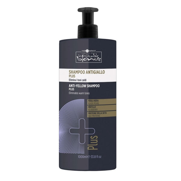 Hair Company Inimitable Blonde Anti-Yellow Shampoo Plus 1000ml - champú anti-amarillo plus<br>

Ch  HC. INIMITABLE BLOND NO YELLOW  SHAMPOO 1000ML37.40