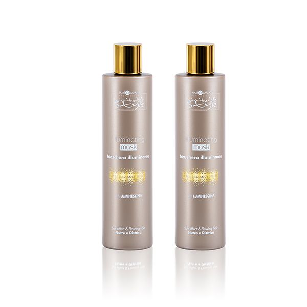 La Luminescina contenida en la mascarilla actúa resaltando el brillo del cabello y produciendo mecho  HC. STYLING ILLUMINATING MASK 200 ml12.60