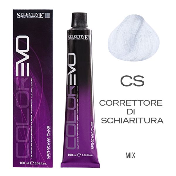 CS  Permite modificar el poder de aclaración de un matiz colorEVO al tener un 4’25% más de contenido G EVO 0.CS CORRECTOR DE ACLARADO 100gr11.70