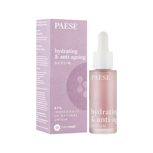Una piel hermosa significa una piel
sana: bríndale lo que es mejor para ella.
Experimente el suero  PAESE Serum Hydrating & anti-ageing serum16.56