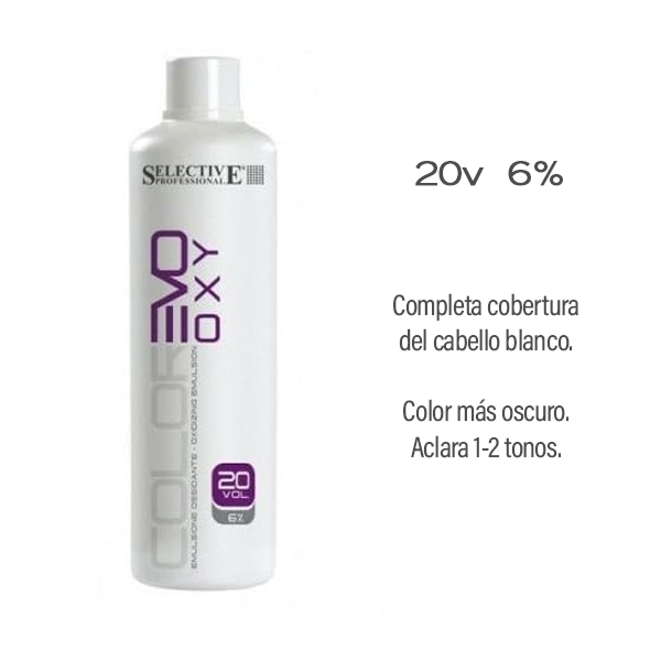 OXIDANTES EVO OXY 20 VOL. 1000 ML.