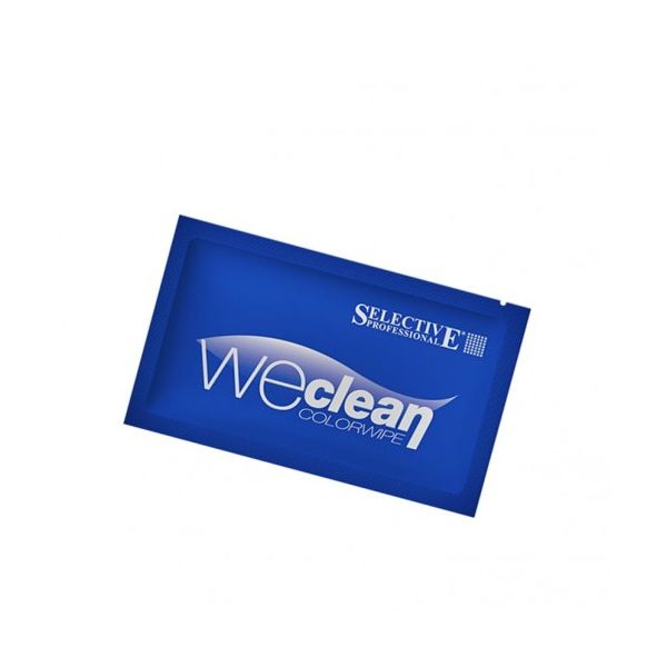 Toallitas húmedas presentadas en sobres individuales, específicas para limpiar la piel de los residu  WECLEAN Toallita1.25