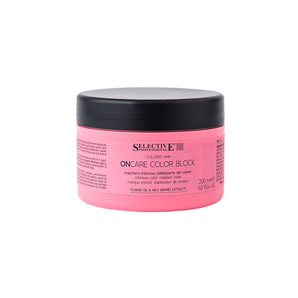 Repara, acondiciona y reequilibra en profundidad la fibra capilar. Deja el cabello con cuerpo, nutri Ml ONCARE COLOR BLOCK MASK 200 ml20.95