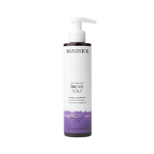 Para el cuero cabelludo que sufre de exceso de producción de sebo, SLES-SLS FREE. Limpia suavemente   ONCARE SCALP REBALANCING SHAMPOO 200 ml16.55