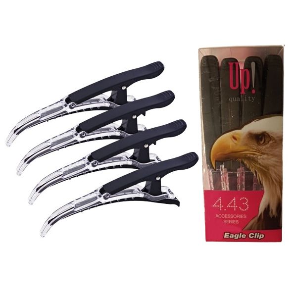 Pinza curvada, ajustable en altura para distintos grosores de mechones de cabello.

Blister 4 unid  PINZA PICO AGUILA UP X 4 4.437.60