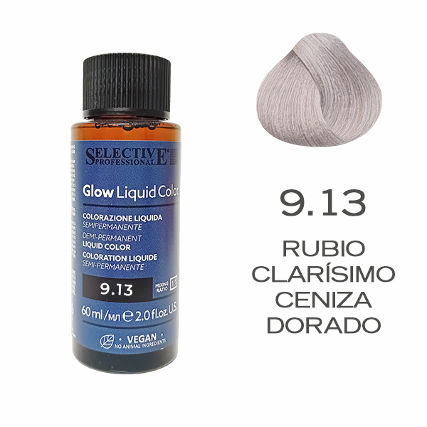  Ml GLOW LIQUID COLOR 9.13 60 ml13.10